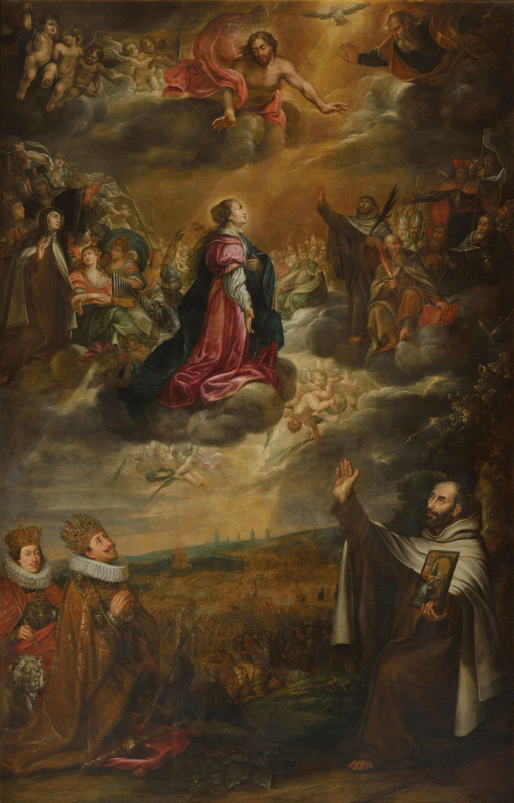 Reflections Among the Church Paintings
